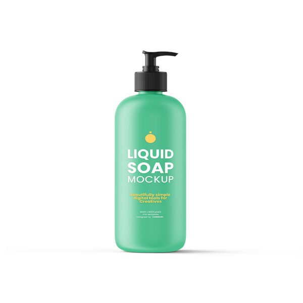 Liquid Soap Mockup Creatives Shine Beauty